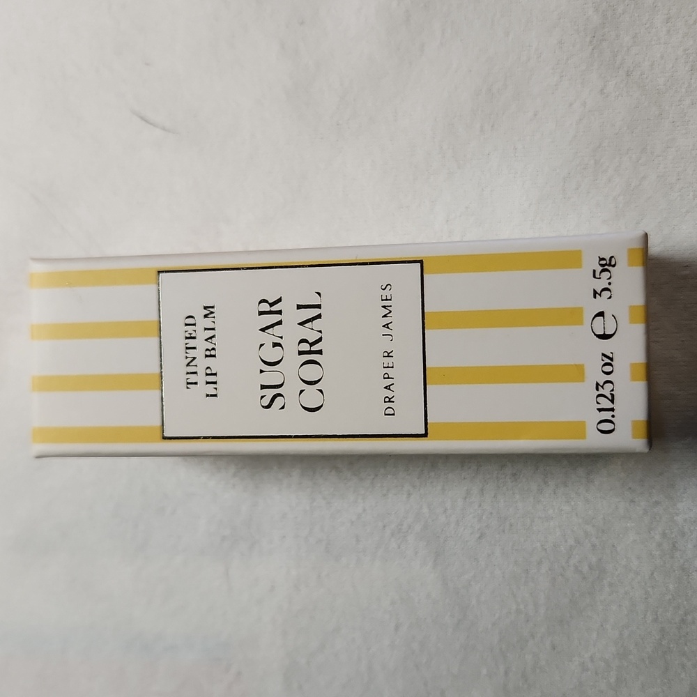 DRAPER JAMES  SUGAR CORAL TINTED FRESH LIP BALM MOISTUR…